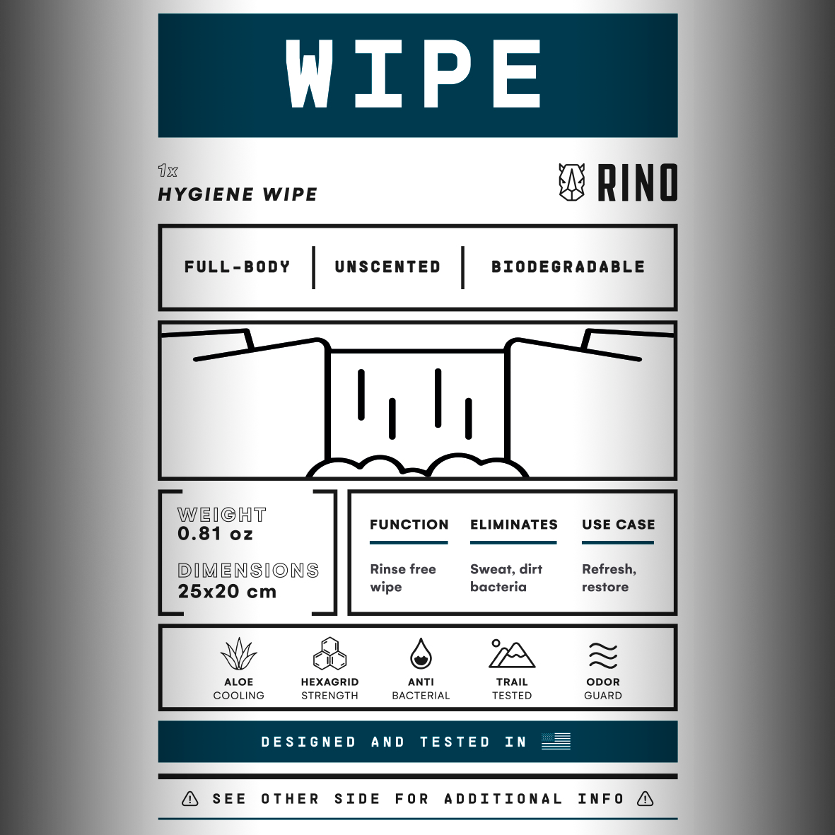 Hygienic wipes